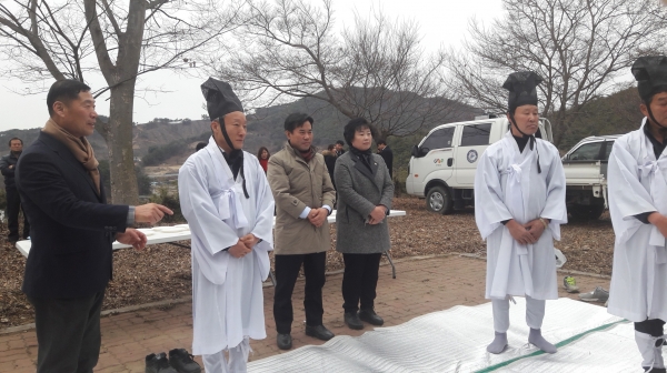 임천면 군사리 당산제