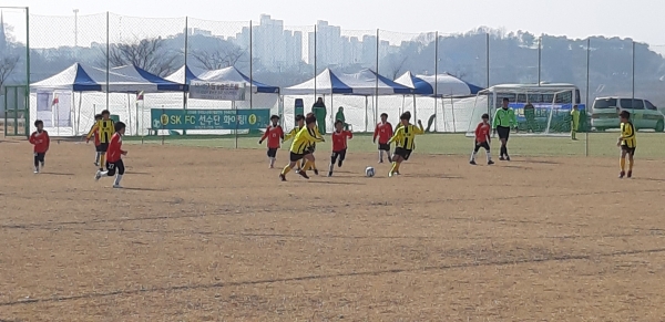굿뜨래배 축구대회 장면
