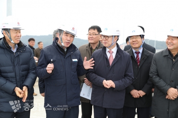 김동일 시장과 양승조 도지사