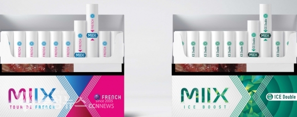 릴 하이브리드’ 전용 담배 ‘믹스’ 신제품 2종(사진=