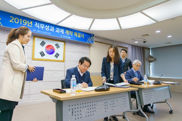 2019직무성과 과제계약 체결식