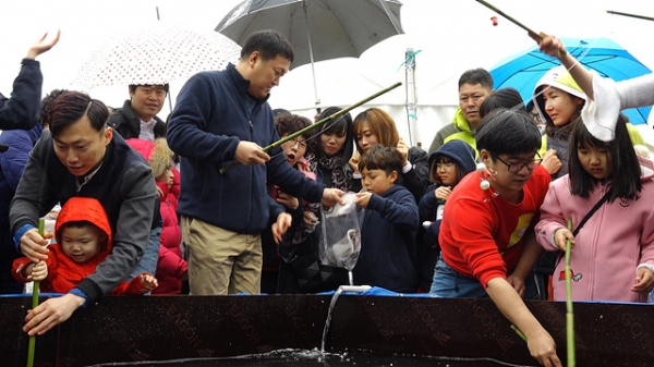 지난해 주꾸미.도다리축제(도다리 낚시)