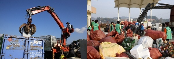 숨은자원찾기행사 왼쪽(태안읍), 오른쪽 (고남면)