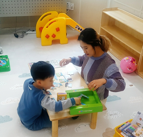 다문화가족자녀 1:1 맞춤형 언어발달 서비스 프로그램 모습