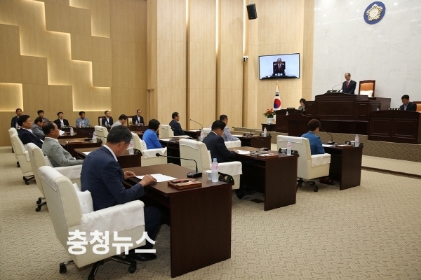 예산군의회 본회의 / 충청뉴스 최형순 기자