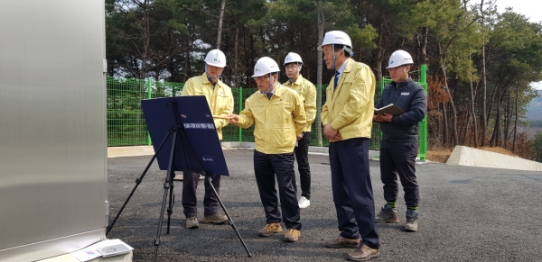 박여종서천부군수, 국가안전대진단 현장점검 실시 모습