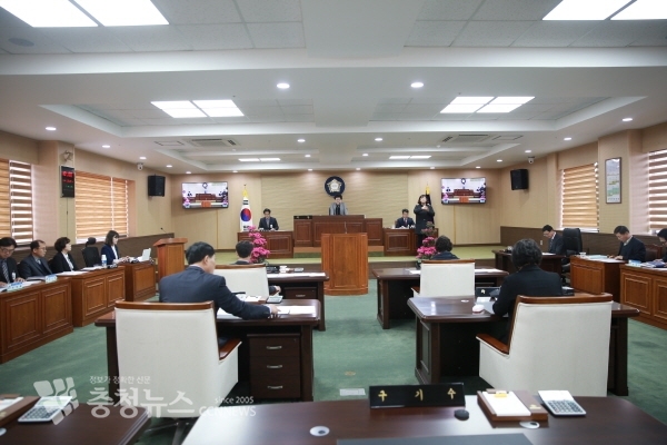 청양군의회 제252회 임시회