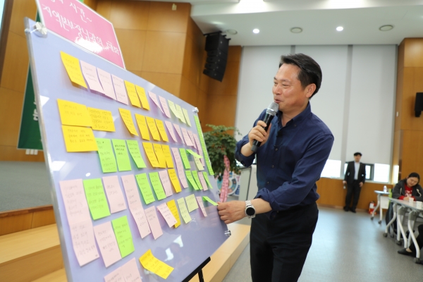 충남본부 대회의실에서 농업인 복지향상을 위한 여성복지 담당자와의 「소통 한스푼, 행복 도시락(樂)」