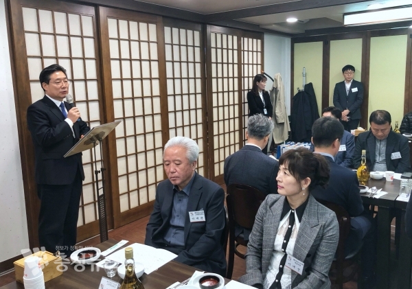 김홍장 당진시장 인사 / 충청뉴스 최형순 기자