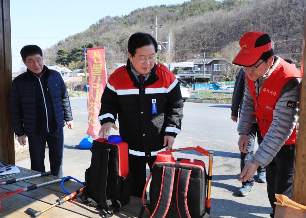 산불감시초소 격려 방문