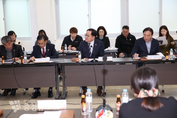 서천군의회 지역 청년기업인 초청 간담회