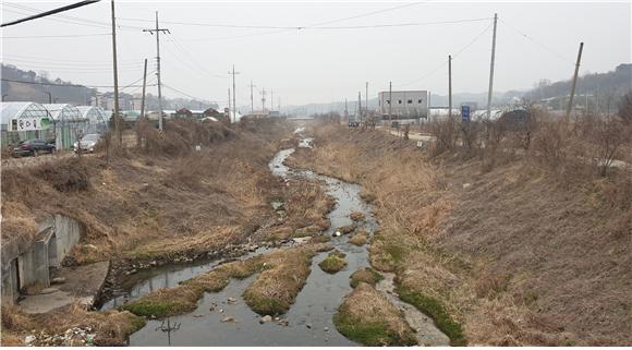 시곡천 전경