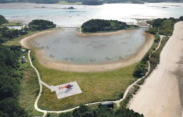 고파도 갯벌 복원 조감도