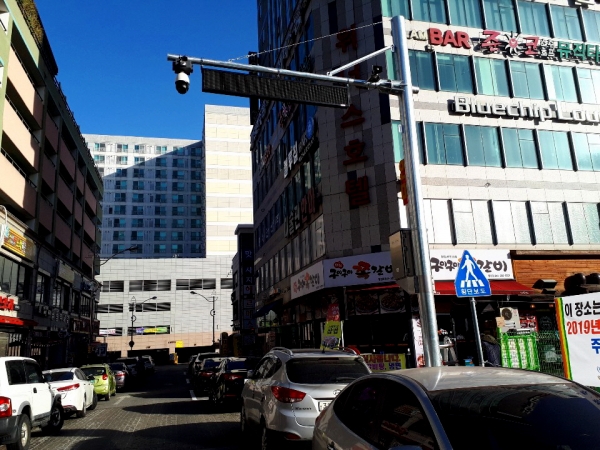 주정차 단속 CCTV(터미널 인근 상가 골목)