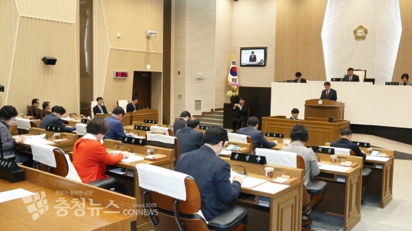 당진시의회, 제61회 임시회 개회
