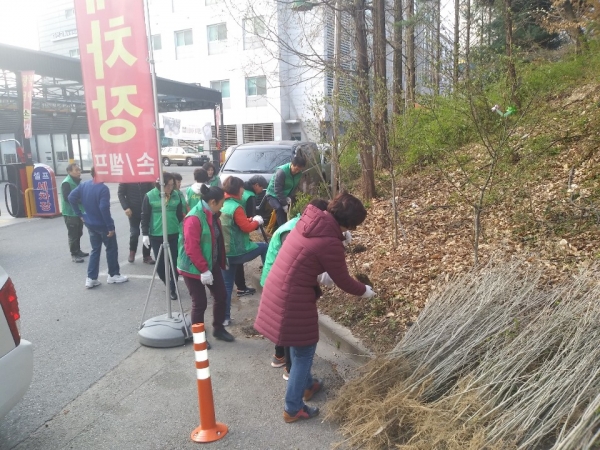 온천2동 식목행사