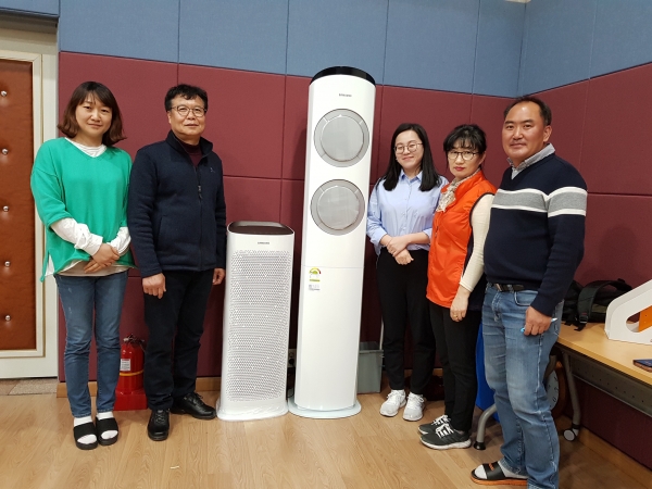 태안군자원봉사센터에 ‘WP 공기청정기 보급사업’ 완료