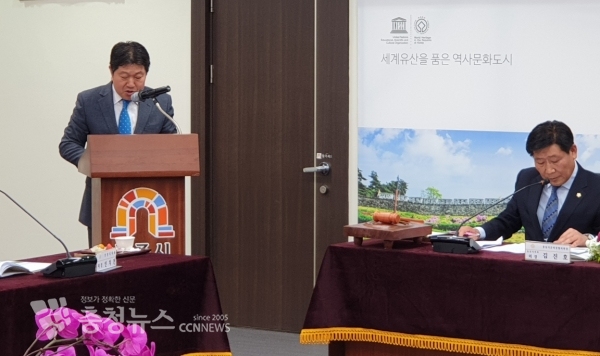 천안시의회 인치견 의장 석오 이동녕 선생 서훈 등급 상향 촉구