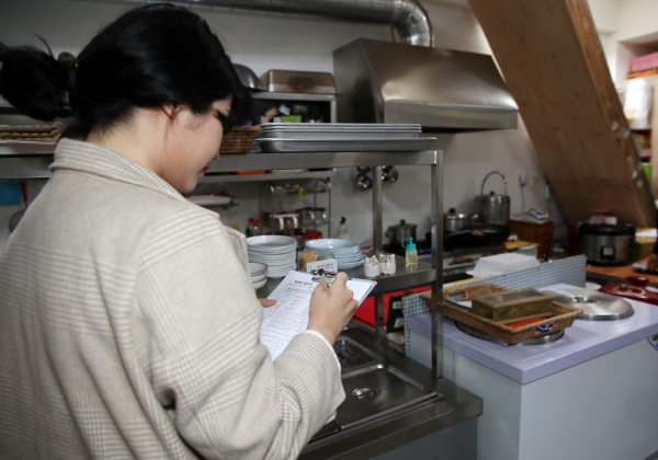 착한가격업소 현장 실사 모습