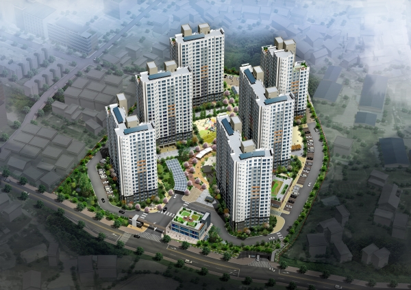 홍성 역세권 개발 순풍_고암리 민간임대아파트 조감도