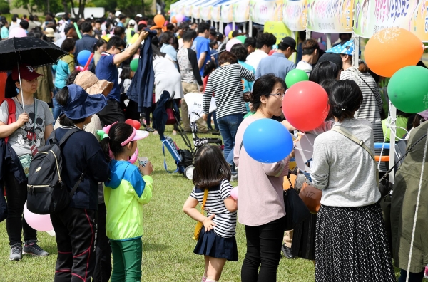 지난 어린이날 행사장 전경