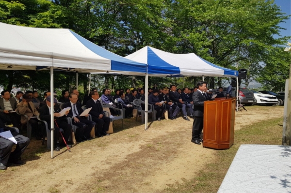 독립운동 애국지사 추모제 장면