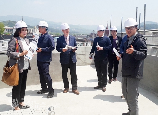 서산시의회 결산검사위원회(대표위원 이경화)가 주요 사업현장 방문하고 현황 청취