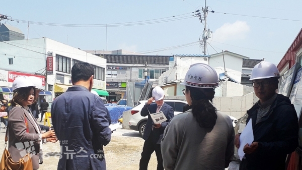해미 관광형 테마시장, 내포-해미 세계청년문화센터 등 5개 사업현장 실사