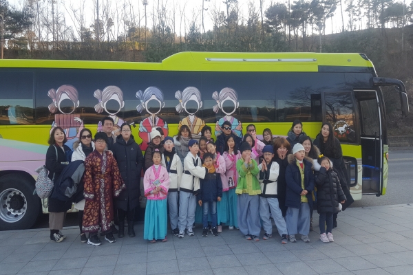 부여 백시달 EQ버스 운행 사진