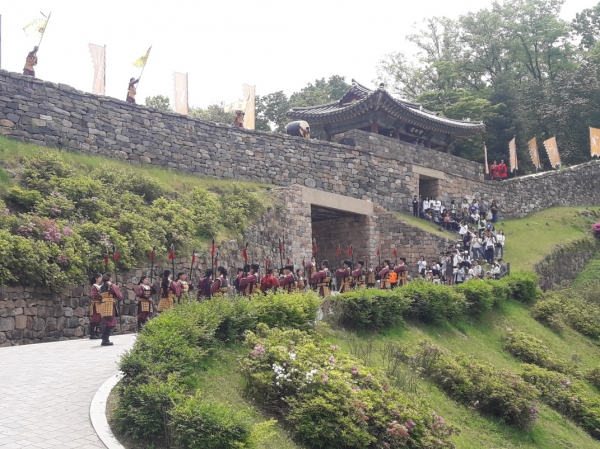 웅진성 수문병 교대식 재현