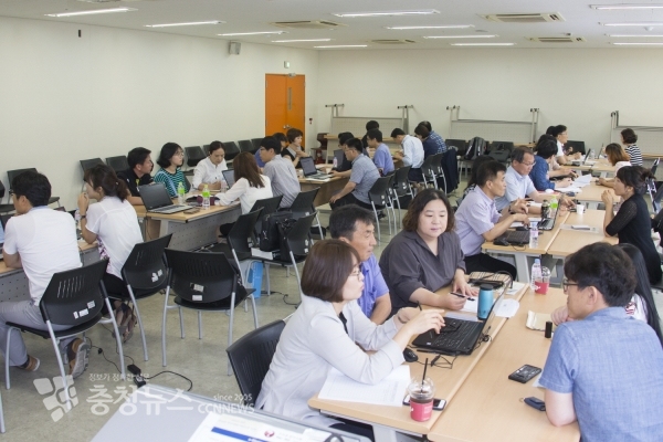 지난해 세종시교육청이 진행한 입시박람회 장면