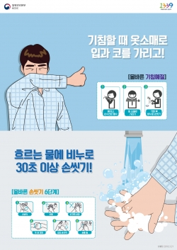 여름철감염병 개인위생 - 포스터.
