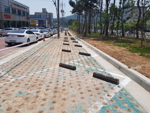 옥암리 쌈지주차장 준공_주차장 조성 후)