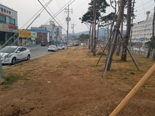 옥암리 쌈지주차장 준공_주차장 조성 전