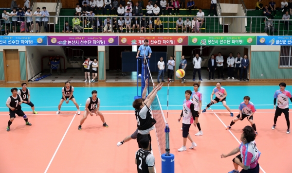 제71회 충청남도민체육대회 경기 모습