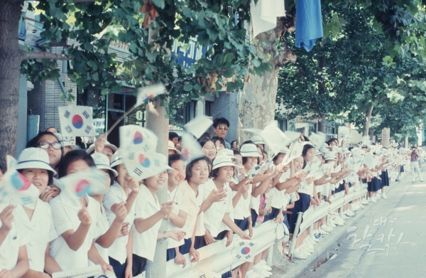 몬트리올올림픽 개선선수 환영대회 1976.