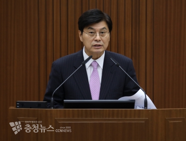 하반기 업무를 보고하는 이춘희 세종시장 / 충청뉴스 최형순 기자