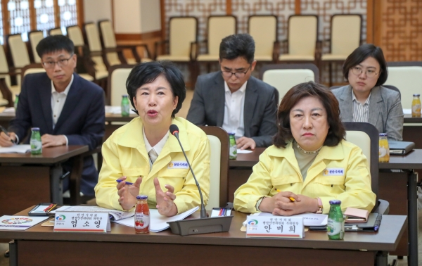 천안시의회 주민자치 벤치마킹 방문 모습