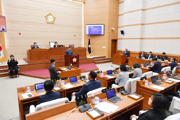 보령시의회 제216회 임시회 제2차 본회의사진