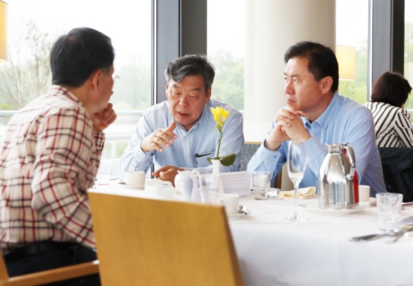 가세로 태안군수,국회의원 독일 로스토크 현지 조찬간담회