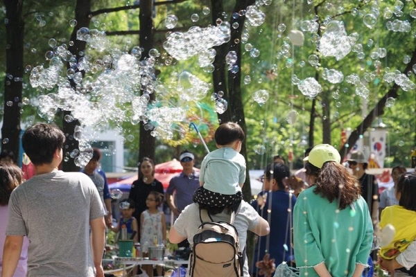 대전 서구힐링아트페스티벌 행사 모습