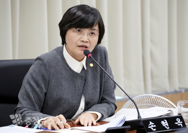 세종시의회 행감 손현옥 의원 / 충청뉴스 최형순 기자