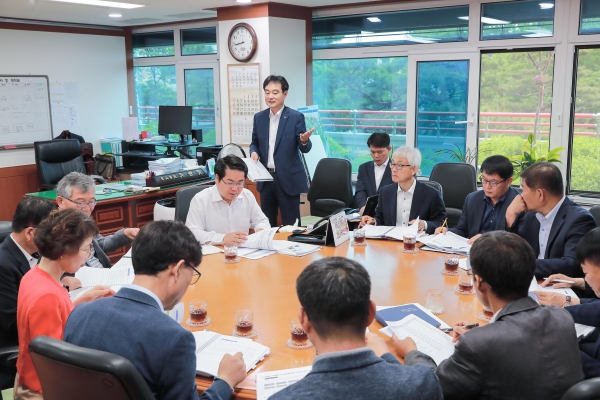 국소장 회의(희망 더하기 대화)모습