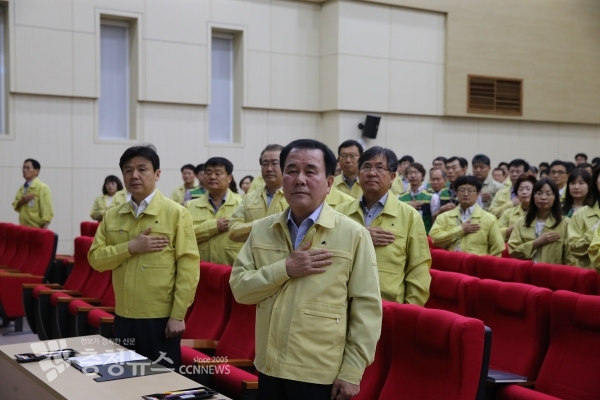 을지태극연습 최초상황 보고