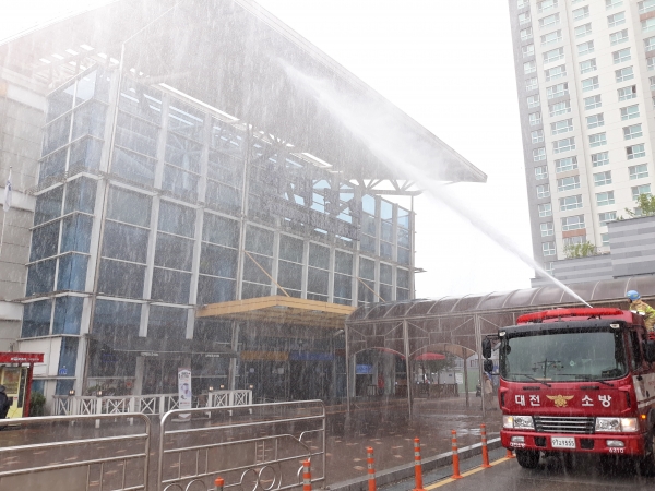 서대전역 대테러 및 화재진압 실제훈련