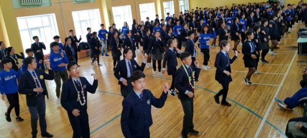 꿈나래교육원 해외봉사 및 문화교류 (한국 몽골 청소년 단체 플래시몹)