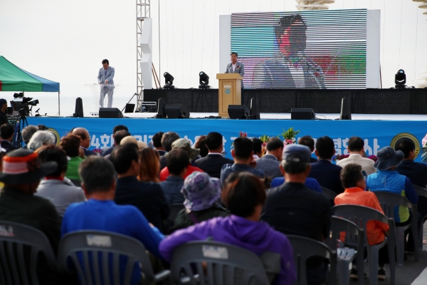 제64회 만리포해수욕장 개장식 모습