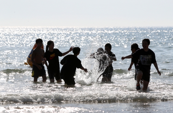 만리포해수욕장 개장