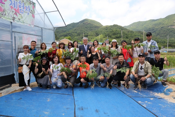 베트남관광객 방문 모습