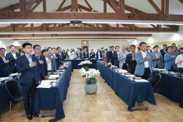 천안아산생활권 행정협의회 정기회 모습